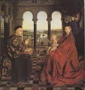 Jan Van Eyck The Virgin of Chancellor Rolin (mk05) France oil painting artist